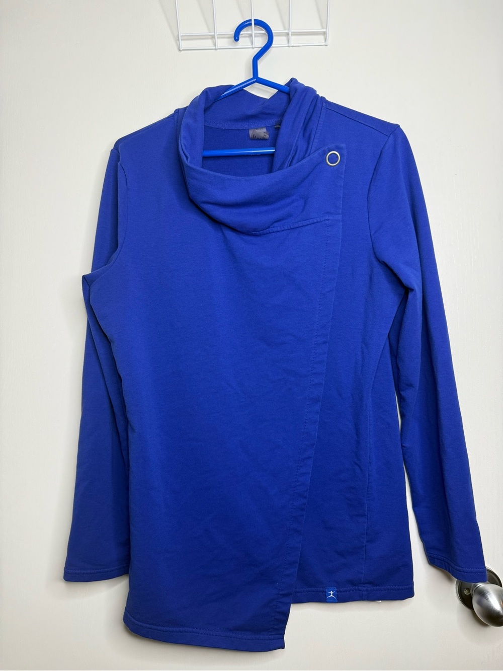 Danskin Royal Blue Cross Button Cardigan Women's XL